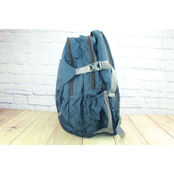 LL Bean Adult Carry Portable Locker Pack 42L School Hiking Pack Backpack Blue - Picture 2 of 16